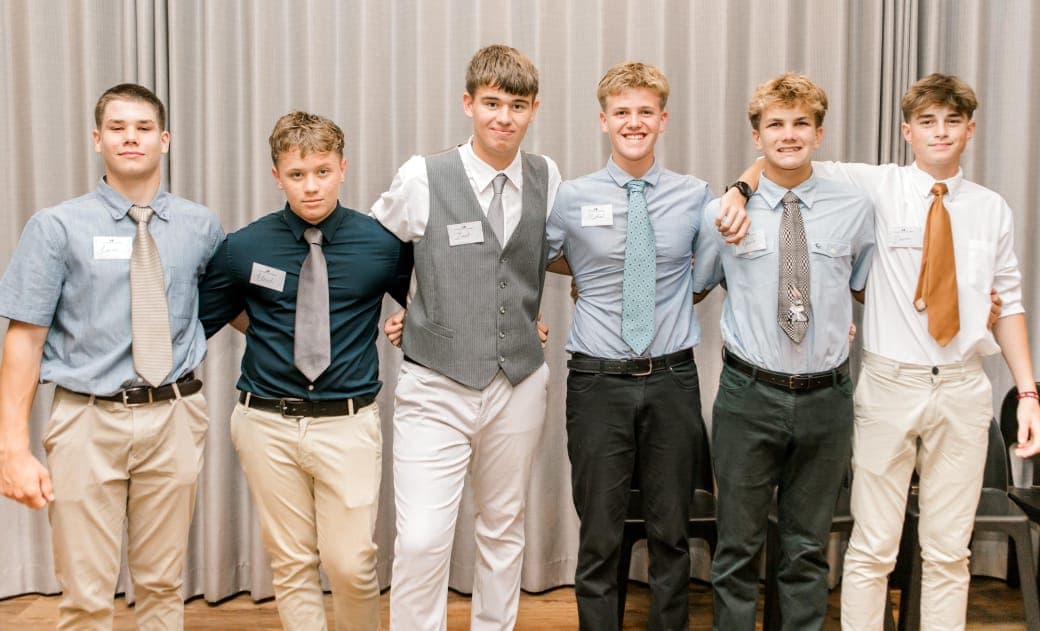 Cotillion students